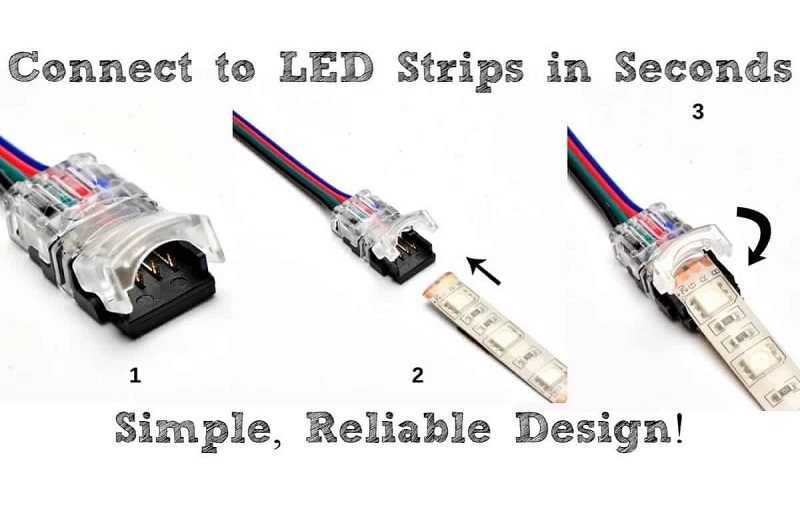 Conector de tiras LED